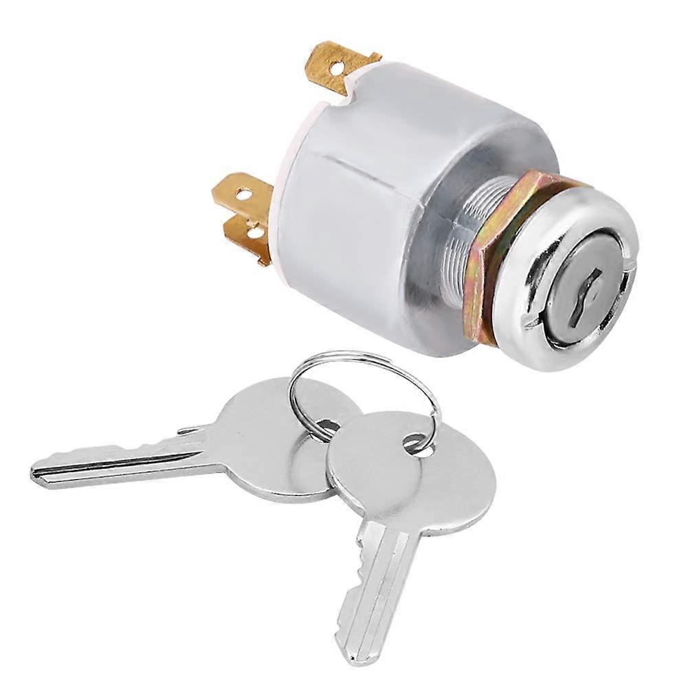 12V Universal Car Tractor Marine mini 3 Position Boat ON OFF Start Ignition Starter switch Switches with key Waterproof Controls W/ 2 dumper Keys