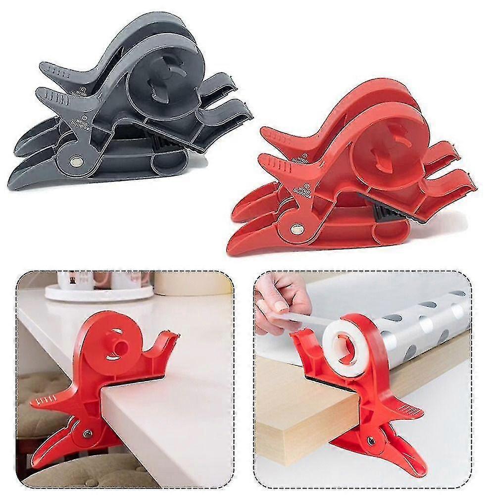 Portable Wrapping Tool Wrap Clips Paper Roll Holder Clip Tape Dispenser