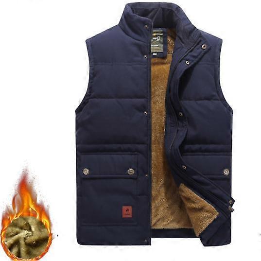 Men's Outerwear Gilets Winter Fleece Lined Body Warmer Sleeveless Jacket Vest