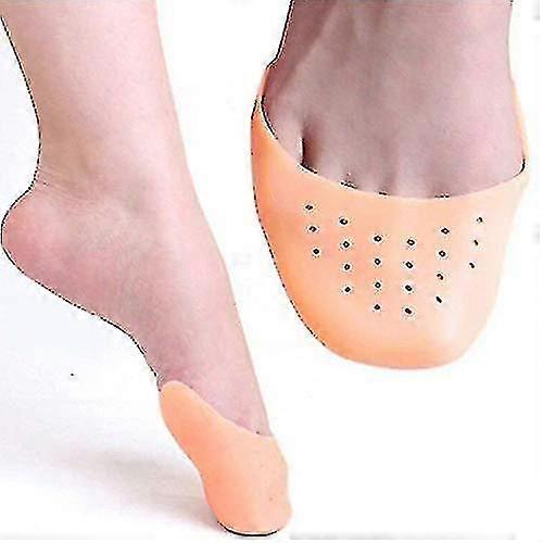 3 זוגות בלט סיליקון כובעי בוהן בלט רפידות פוינט שרוולי בוהן מגן קצה מגן חצי מלא מגן בוהן -איה