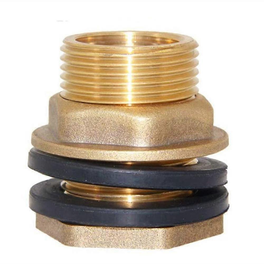 1 "Buchse 1-1/4" Stecker verschmutzt messing Wassertank Anschluss Schott Tank Fitting