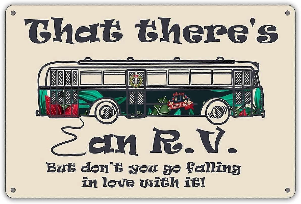 面白いRVは、RVメタルブリキの看板の壁の装飾レトロなキャンプの看板が家の装飾の贈り物のための看板があることを知っています