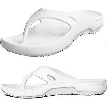 Visgraat Sandaal Lace Arch Support Women's Post Exercise Recovery Clip Toe Sandals Comfortable Men's Slipperswhite