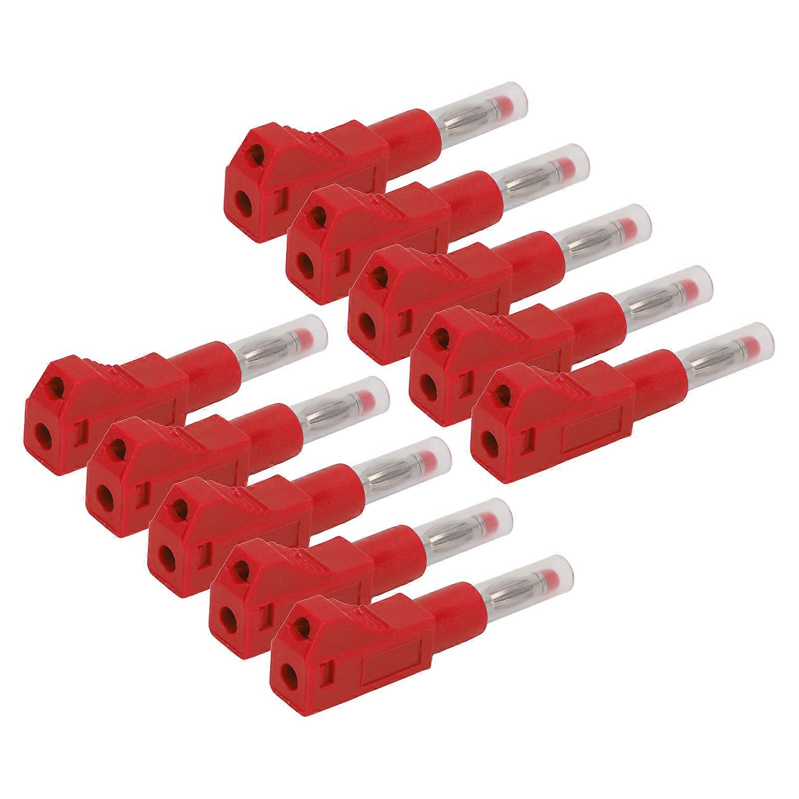 High-Performance 4mm Retractable Banana Plugs: Durable, Stackable & Shrouded Connectors