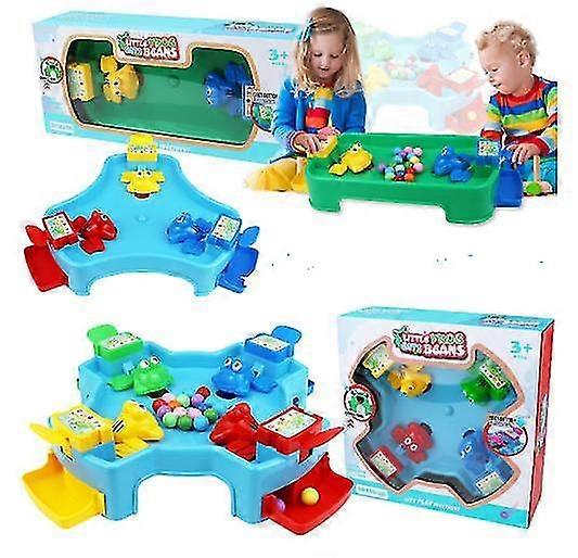 Kids Competitive Board Game Parent-child Interactive Feeding Frog Swallowing Beads Playcar Set