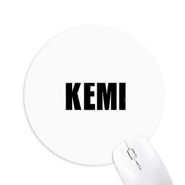 Ke Finland City Name Round Non-Slip Rubber Mousepad Game Office Mouse Pad