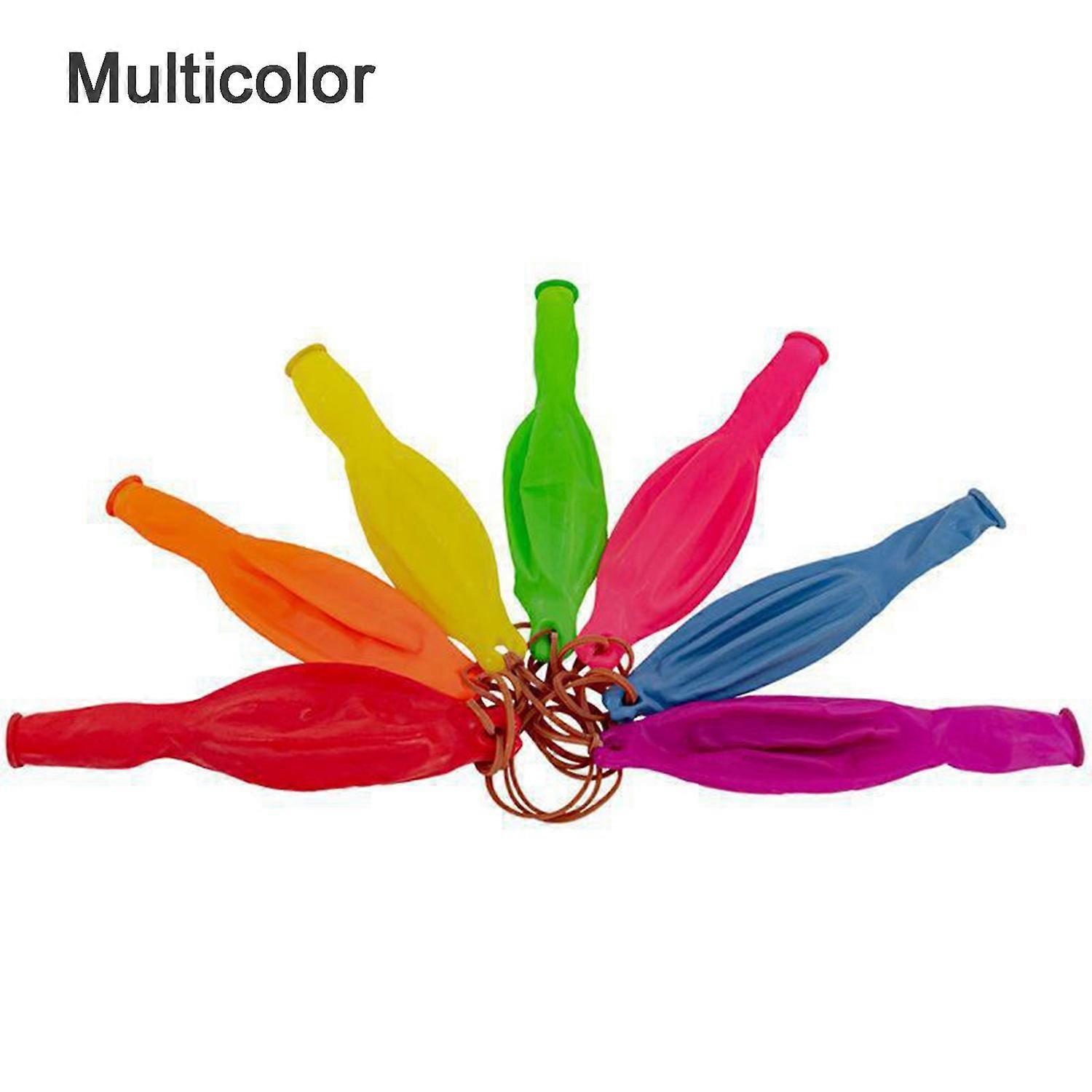 50Pcs Punch Balloon with Rubber Band High Elasticity Large Quantity Odorless Coordination Ability