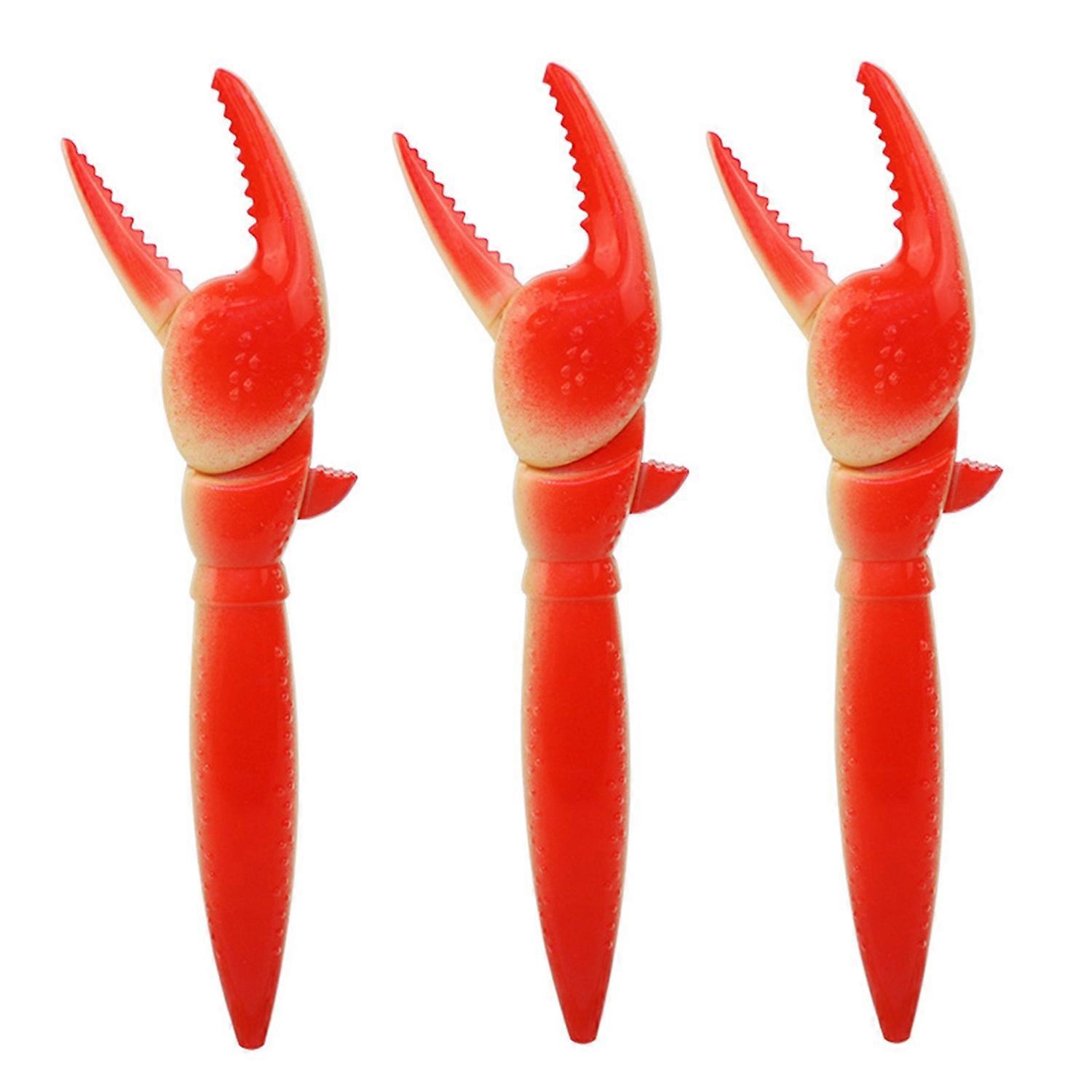 1/3Pcs Ballpoint Pen Adorable Lobster Claw Shape Gel Pen Comfortable Grip Smooth Writing Student Pen