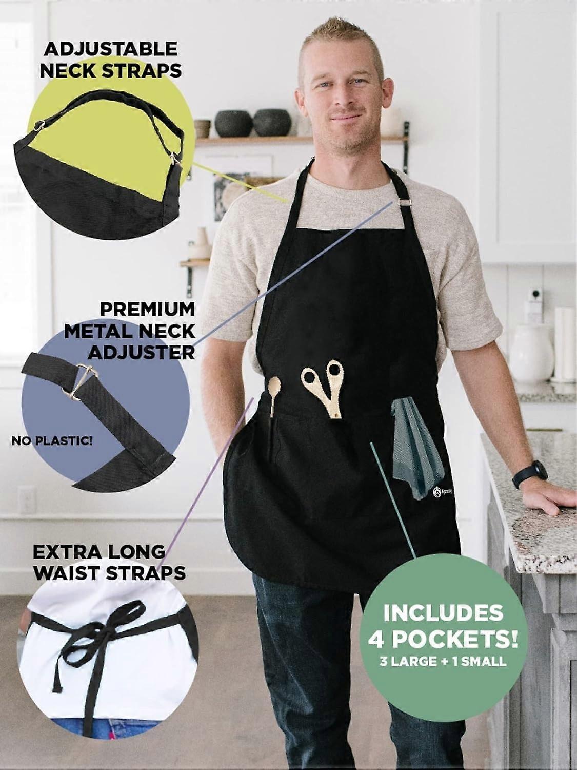 I Know Tofu Adjustable BBQ Apron for Men, One Size