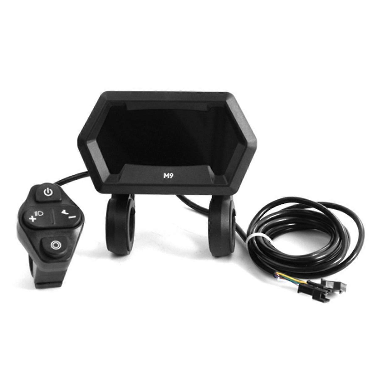 M9 Electric Bike LCD Display Meter Control Panel Stable Easy Installation Modified Kits for Electric Bicycle Parts