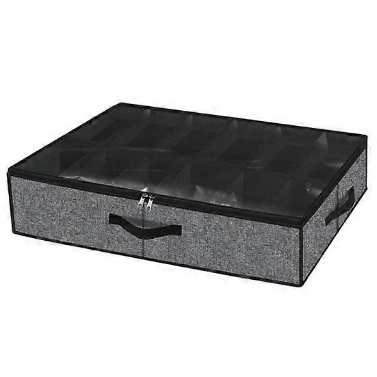 Shoe Storage Box Space-saving Dust-proof Clear Cover under Bed Shoe Storage Organizer for Home Bedroom
