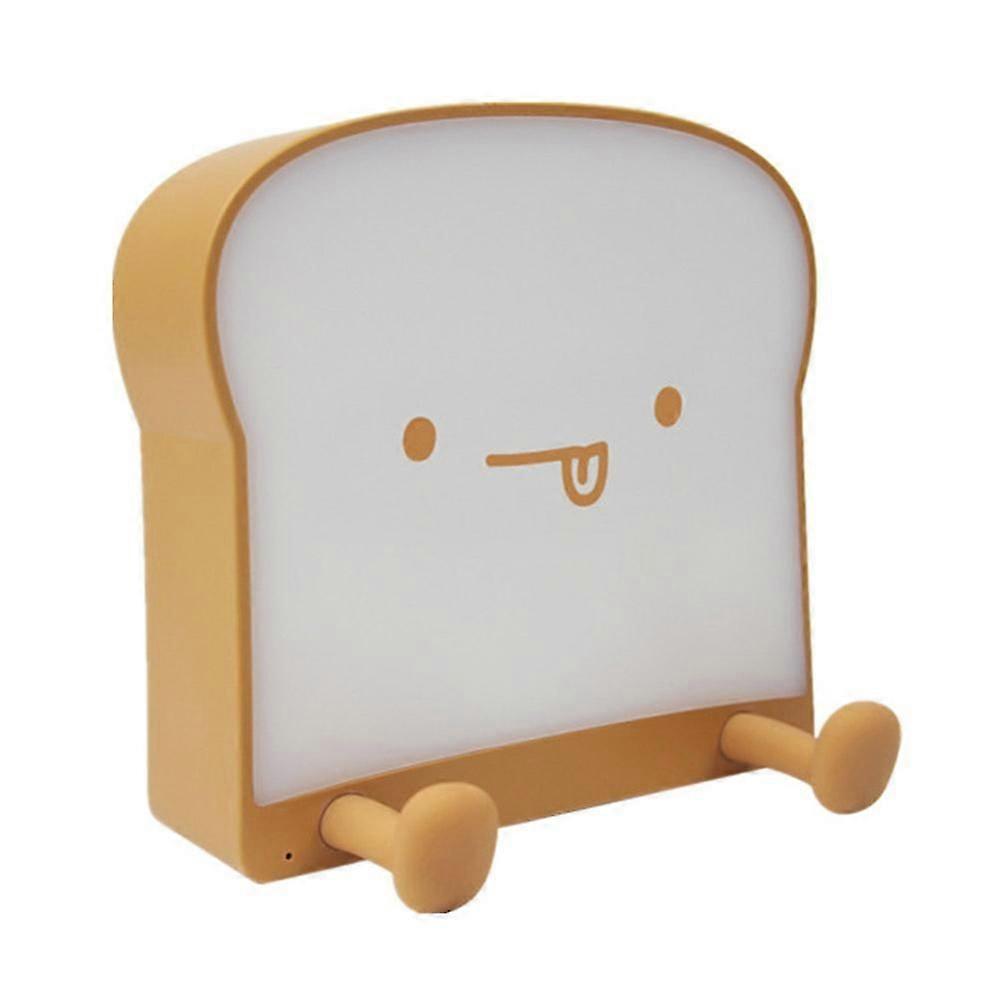 Toast Bread Led Night Lamp With Rechargeable And Timer, Portable Bedroom Bedside