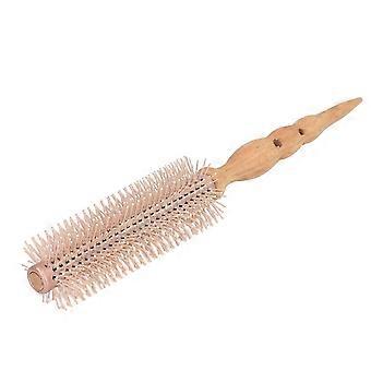 12mm Brush Brushing Roller Peigne Tube En Aluminium Rond Cheveux Bouclés Rolling Comb Humide Démêlant Cheveux Brosse