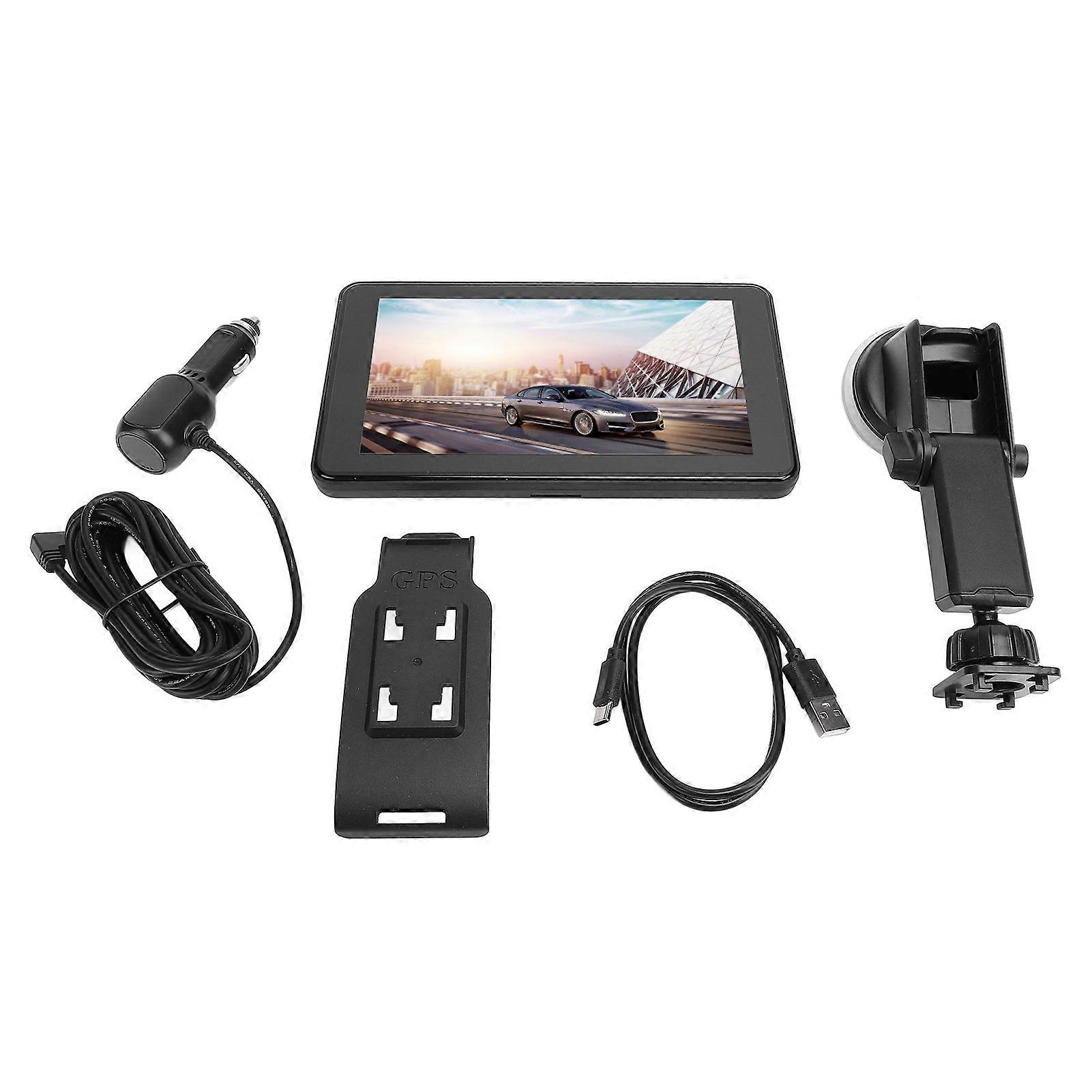 7 Inch Portable Car Stereo LCD Touch Screen GPS Navigation for Carplay Wireless for Android Auto Voice Control Universal Fit MK6714