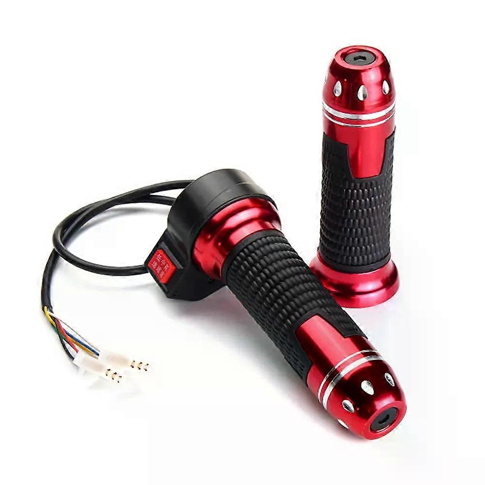 Handlebar Adjustable Speed Grip Handlebar Rubber Pedal Biker Scooter Handlebar Grips Modified Handlebar Forward Reversing Turn