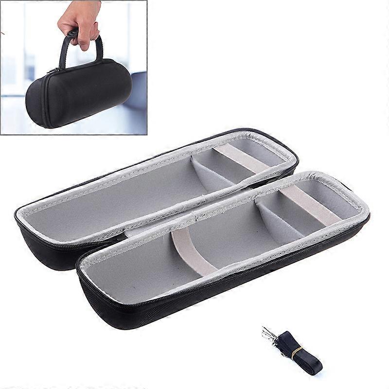 2 in 1 Hard PU Carry Zipper Storage Box Bag + Soft Silicone Cover for JBL Charge 3 Bluetooth Speaker with Shoulder Strap