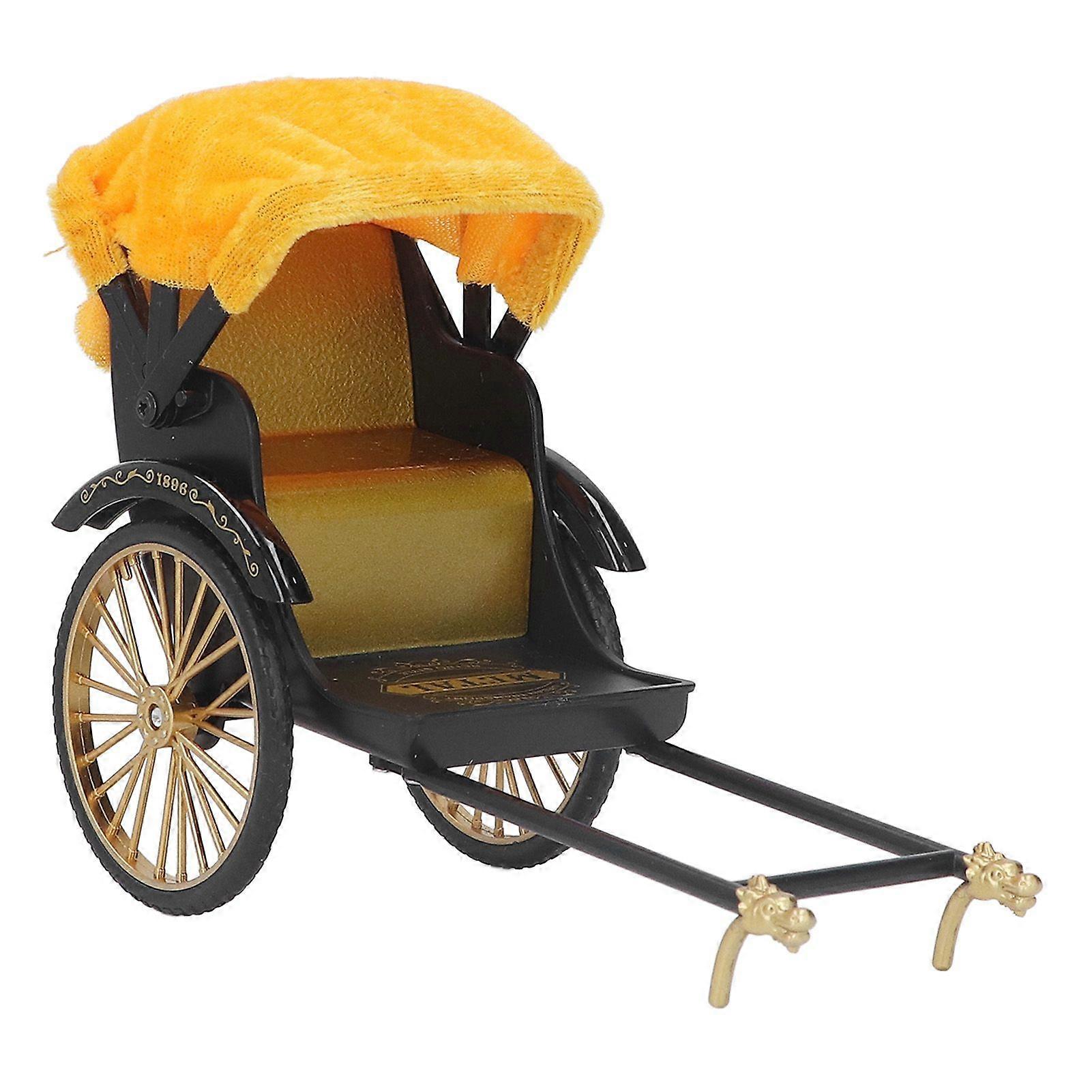 Retro Rickshaw Model Exquisite Details Nostalgic Alloy Simulation ...