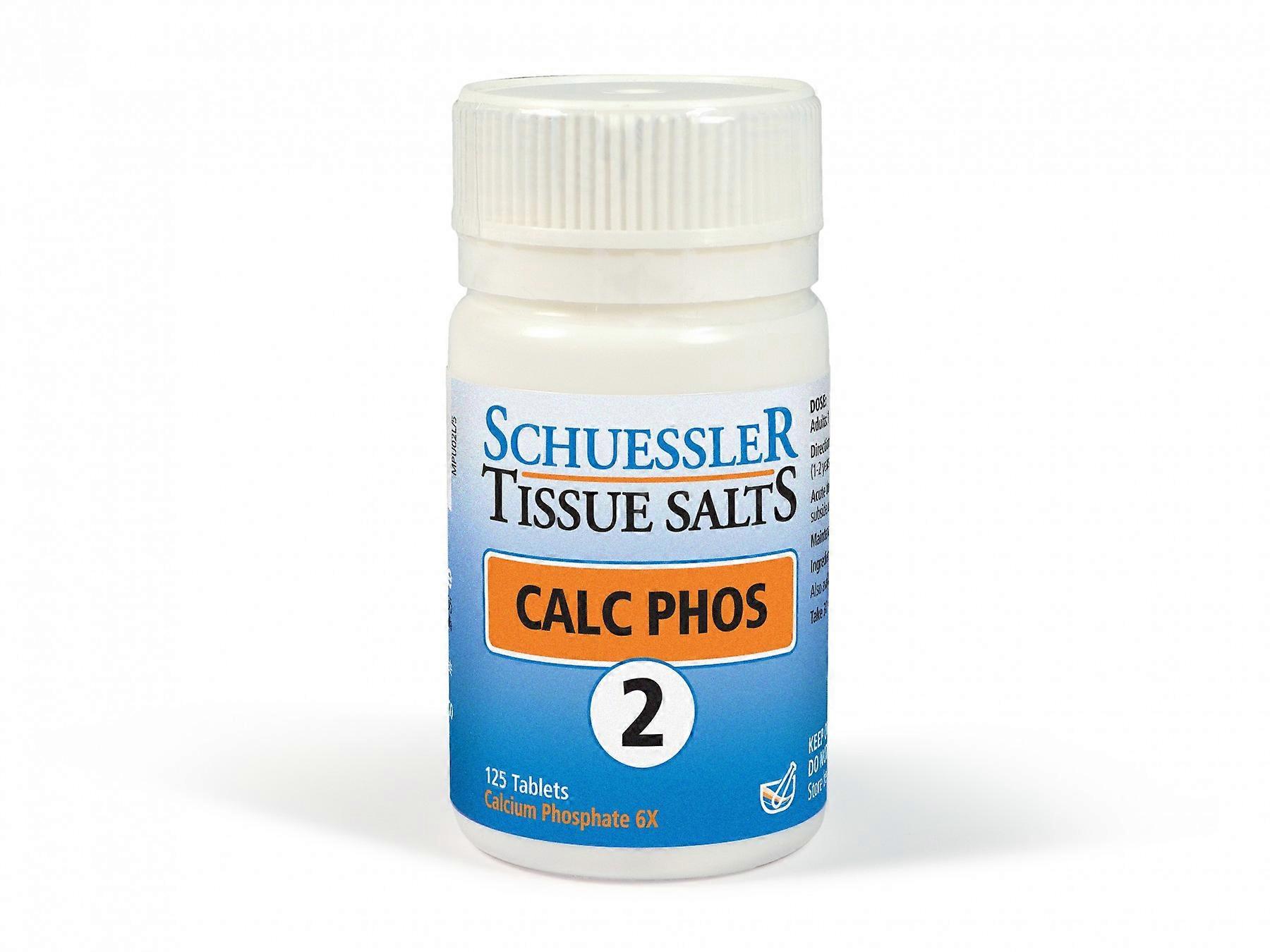 Schuessler Calc Fossi nro 2, 125 Tablettia