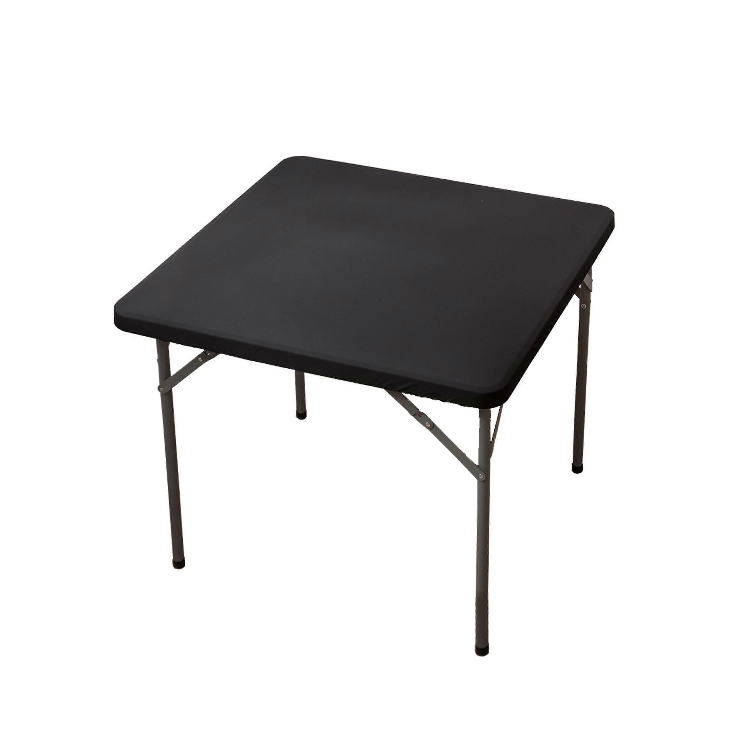 Square 34x34 Inches Fitted Tablecloth, Elastic, Stretchy, Wipeable Cover