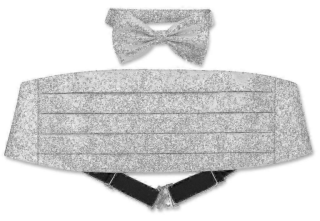 Cumberbund & Bowtie Metallic Design Herren Kummerbund Fliege Set TY