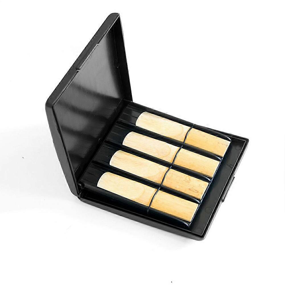 Reeds Case Saxophone Saxophone Clarinet Oboe Reeds Case ABS Storage Box Waterproof General Wear Resistant for 8 Reeds Mesh Sax Alto
