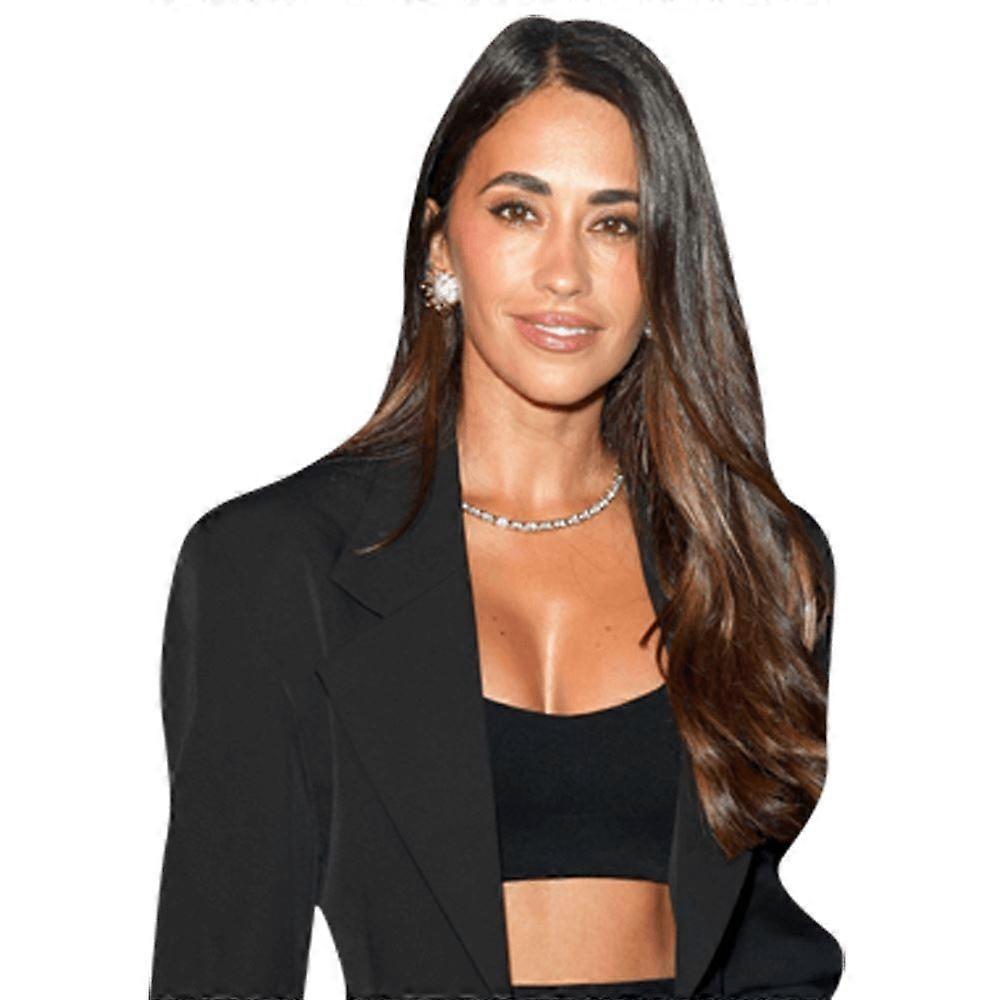 Antonela Roccuzzo (Black Outfit) Half Body Buddy Cutout