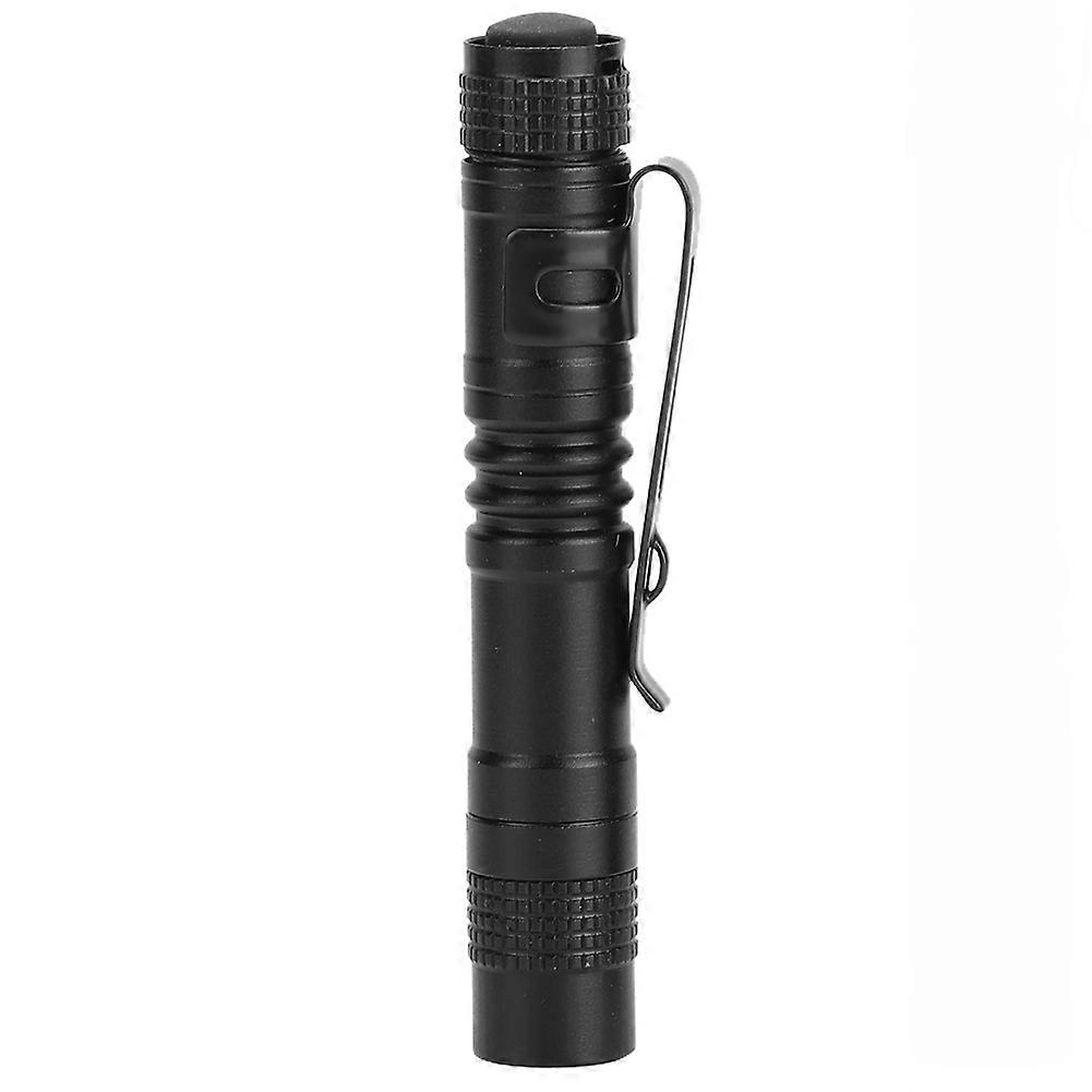 Mini Aluminium Alloy Highlight LED Flashlight Torch With Clip For Outdoor Use Compact Clip-On LED Torch Mini Size Light