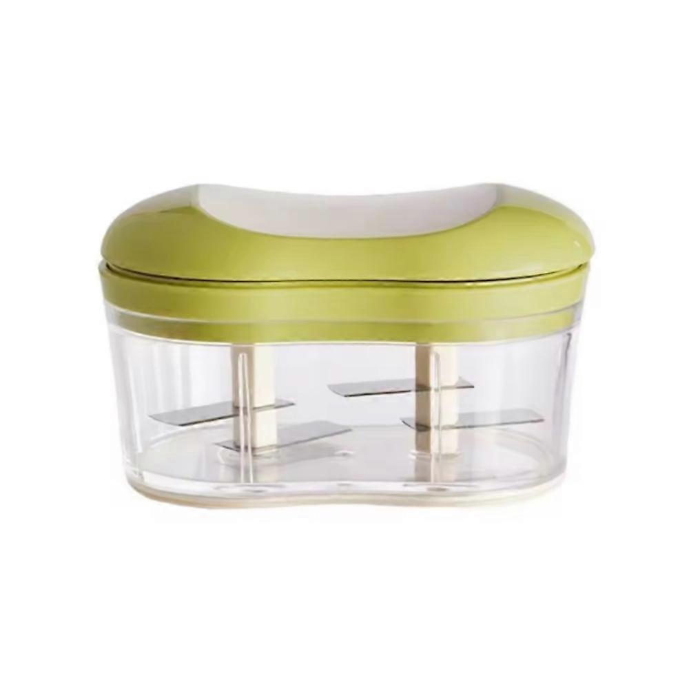 Food Chopper Manual Garlic Mincer Onion Vegetable Chopper Easy to Hand Push Cut