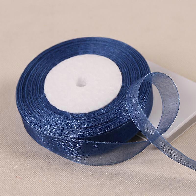 50 yards 20 mm Silk ribbon organza DIY bow 1pc crafts decoration package