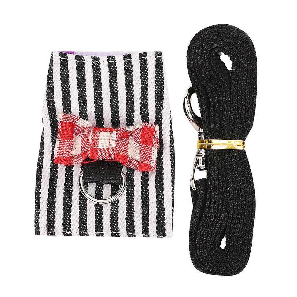 Small Animal Adjustable Harness with Traction Rope for Squirrels, Hamsters, and Ferrets - Durable, Comfortable Fit