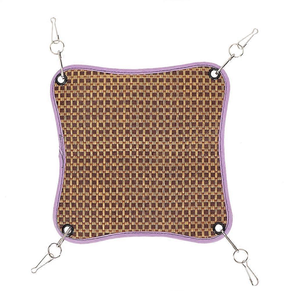Pet Hamster Cooling Hammock Summer Mat Pad for Small Animals - Medium Size Hanging Bed Nest with Breathable Fabric