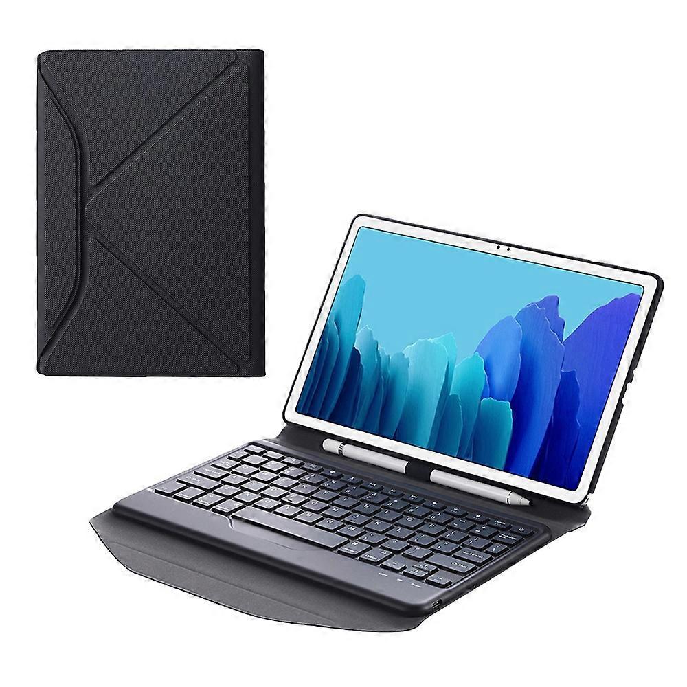 B500 Bluetooth-compatible Keyboard with Leather Stand Case (Without Backlit) Compatible with Samsung