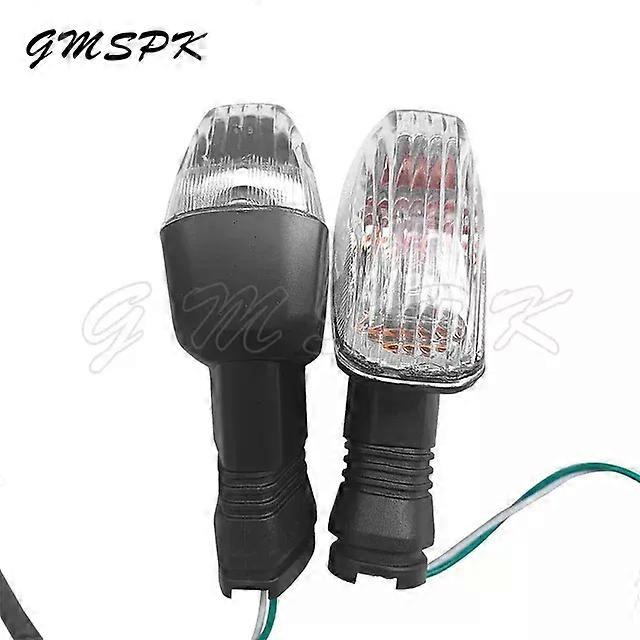2Pcs Front Rear Turn Signal Light Indicator Lamp Fit compatible for NINJA ZX-6R ZX6R ZX-6RR KLE500 KLE650 KLR650 Z750S Z1000