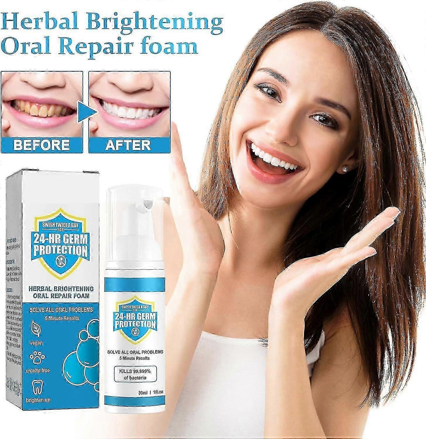 Foam Toothpaste, Stain Removal Toothpaste For Sensitive Teeth, Teeth Whitening Mousse Refreshing Breath Deep Cleaning Toothpaste
