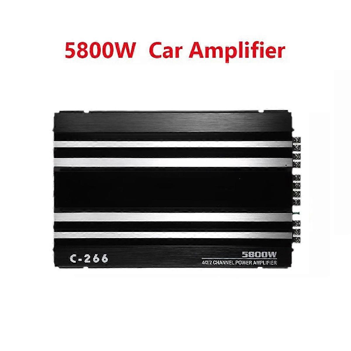 4-Channel Car Audio Amplifier 5800W High-Power Amplifier