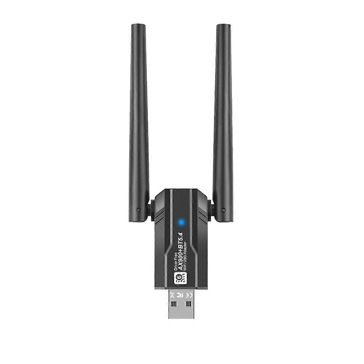 AX900 USB WiFi6 Adapter 2.4G/5Ghz Bluetooth 5.4 USB Dongle 900Mbps