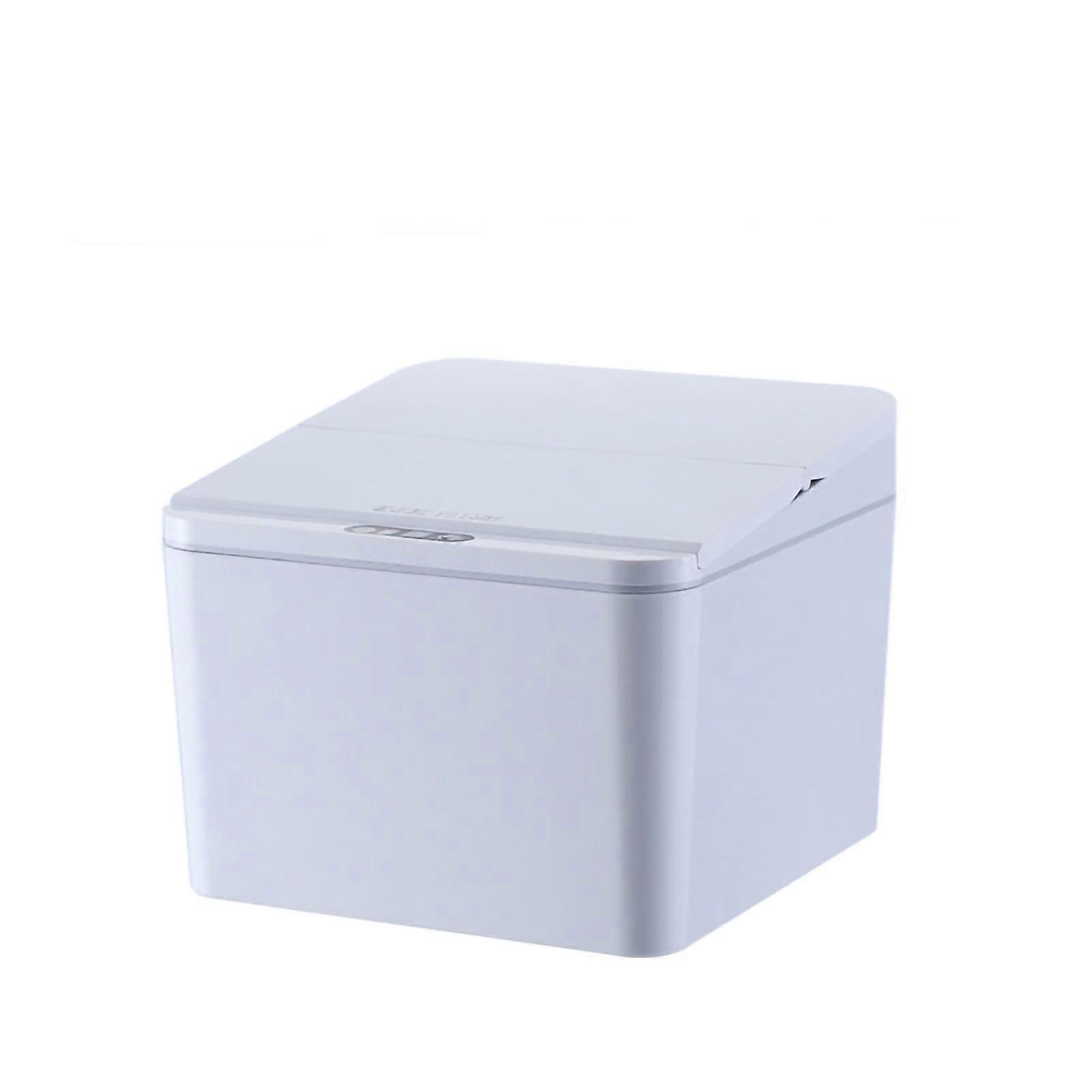 4L Grey Smart Sensor Trash Bin for Desk & Car with Electric Induction
