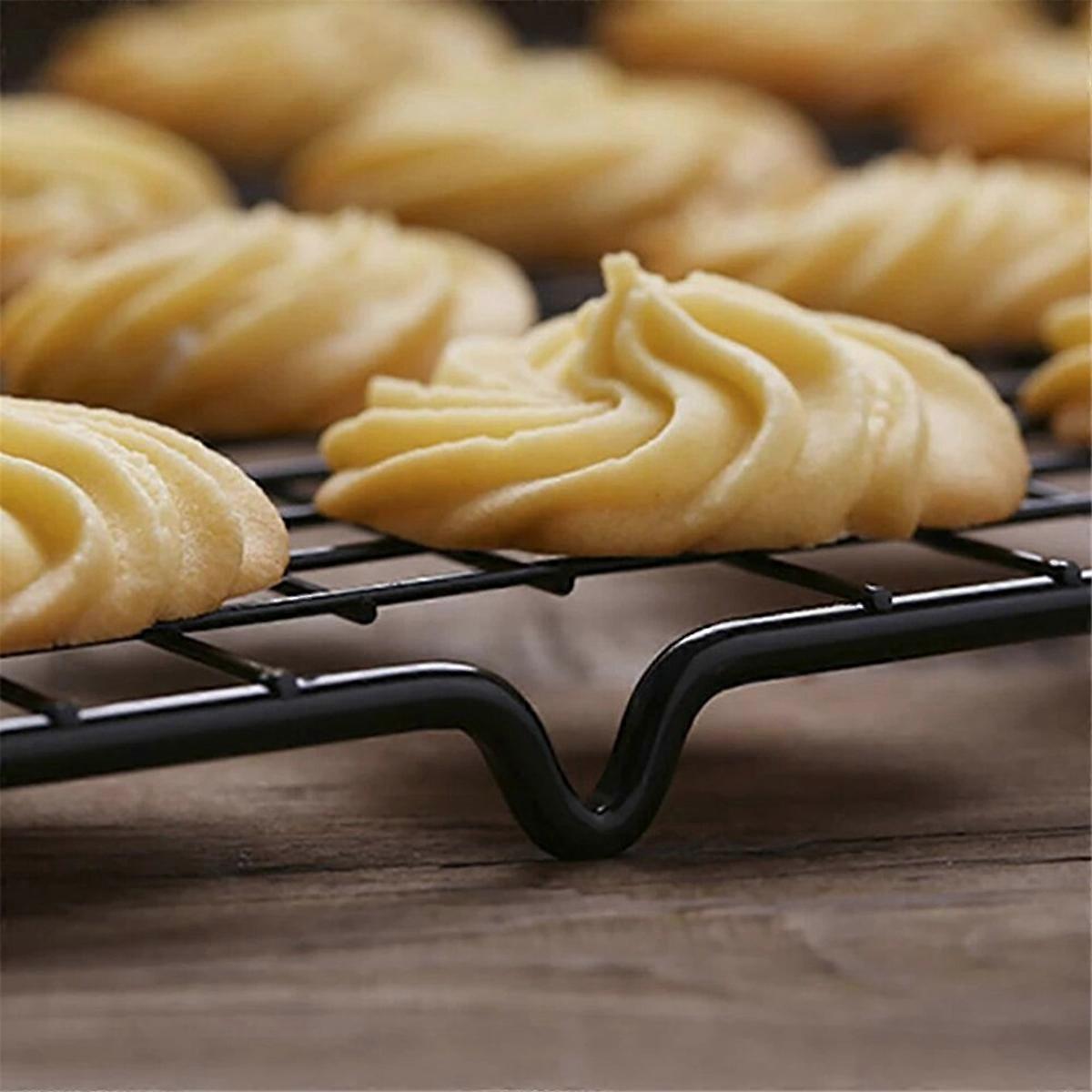 cake cooling rack square non-stick drying net 25.5x41x1.5cm