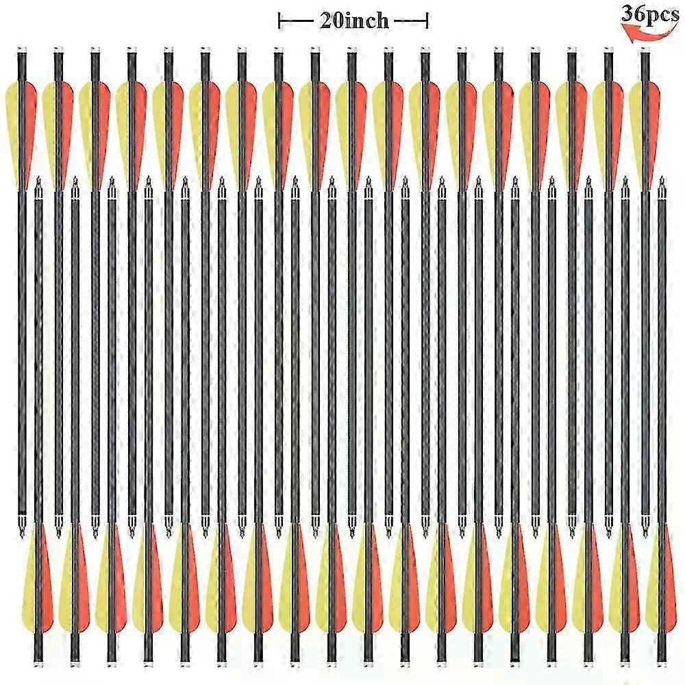 Armbrustpfeile 20/22 Zoll Mixed Carbon Pfeile Durchmesser 88 mm Spitze Bogenschießen Jagd Schießen Abnehmbare Pfeilspitze Grün