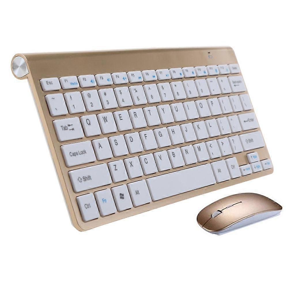 2.4Ghz Mini Multimedia Keyboard Mouse Combo-Wireless Keyboard and Mouse Set Slim
