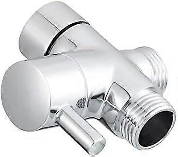 Solid Brass 3-Way Valve G1/2" Hand Shower Shower Components Universal Fitting Chrome DSF007