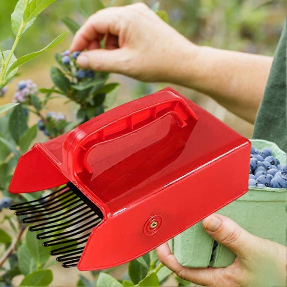 Berry Picker with Metallic Comb and Handle for Easier Berry Bilberries Cloudberries Picking Garden Tool