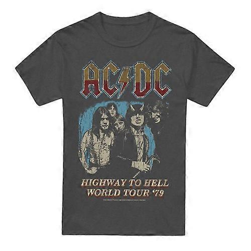 AC/DC 男女兼用 アダルト ハイウェイ ワールド ツアー 79 Tシャツ