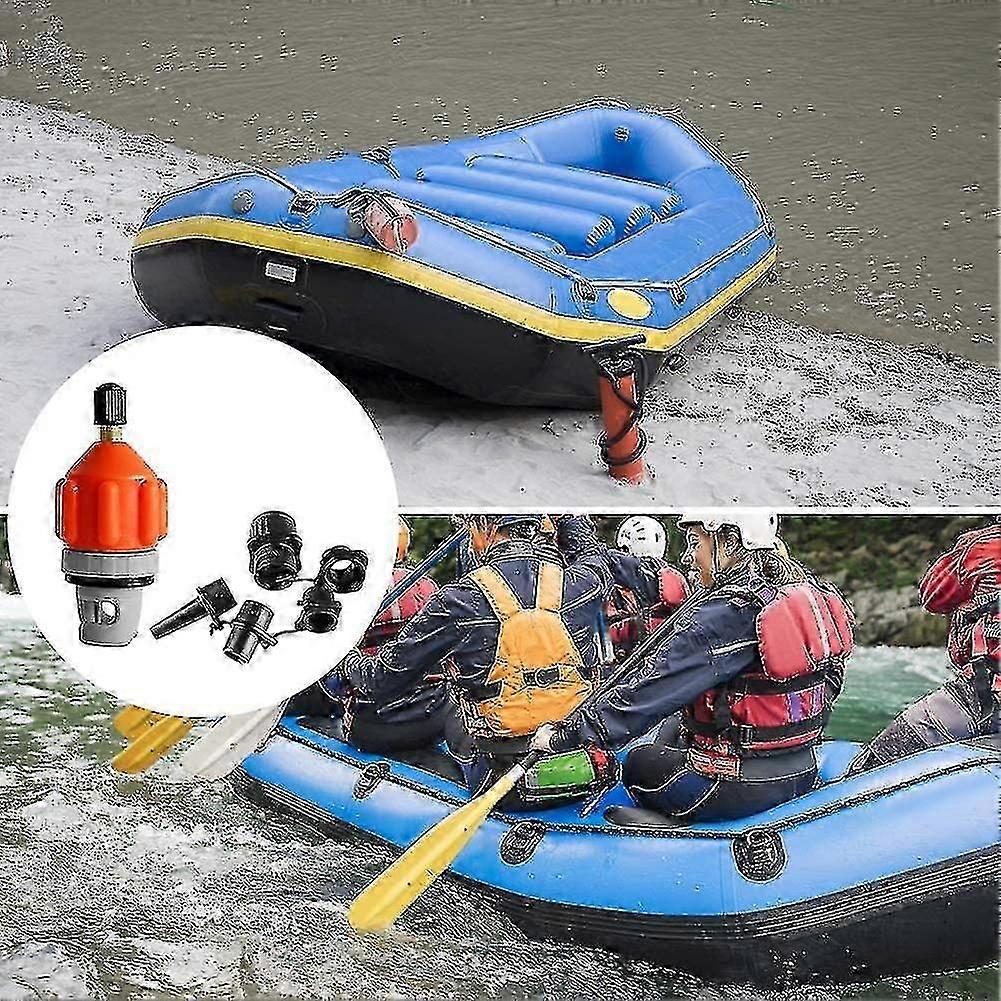 Air Valve Adapter Inflatable Boat Sup Pump Adaptor With Nozzle Multifunction Adaptor Compressor Air Valve Converter For Stand Up Paddle Boat-Excellenc