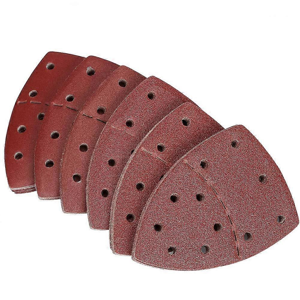 Mouse Sanding Sheets 20-Pack Hook-and-Loop Sander Pads 11-Hole 40/60/80/120/180/240 Compatible With Bosch Multi-Sander