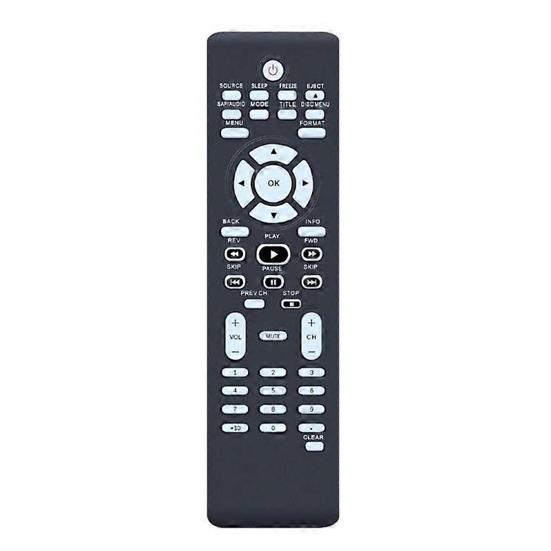 Replacement HDTV DVD Player Remote Control for 9MD359B/F7 NF800UD 22MF339B/F7