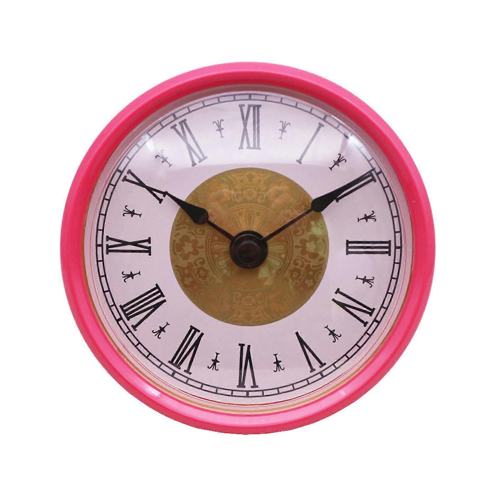 80mm Clock Insert Watch Head Roman/Arabic Numeral Clock Movement Bedside Table Watch Desk Decorations DIY Part Accessory