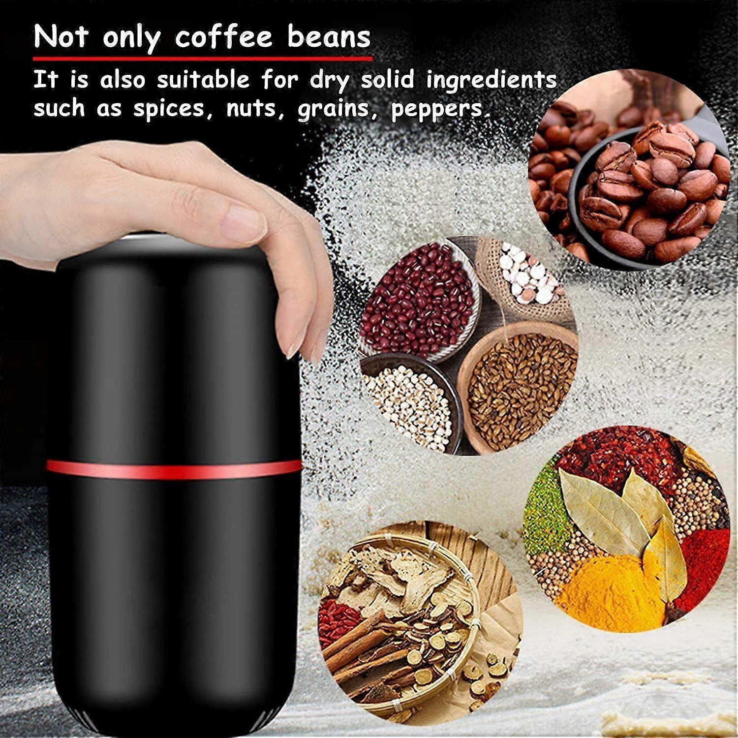 Electric Coffee Grinder, Stainless Steel Blades