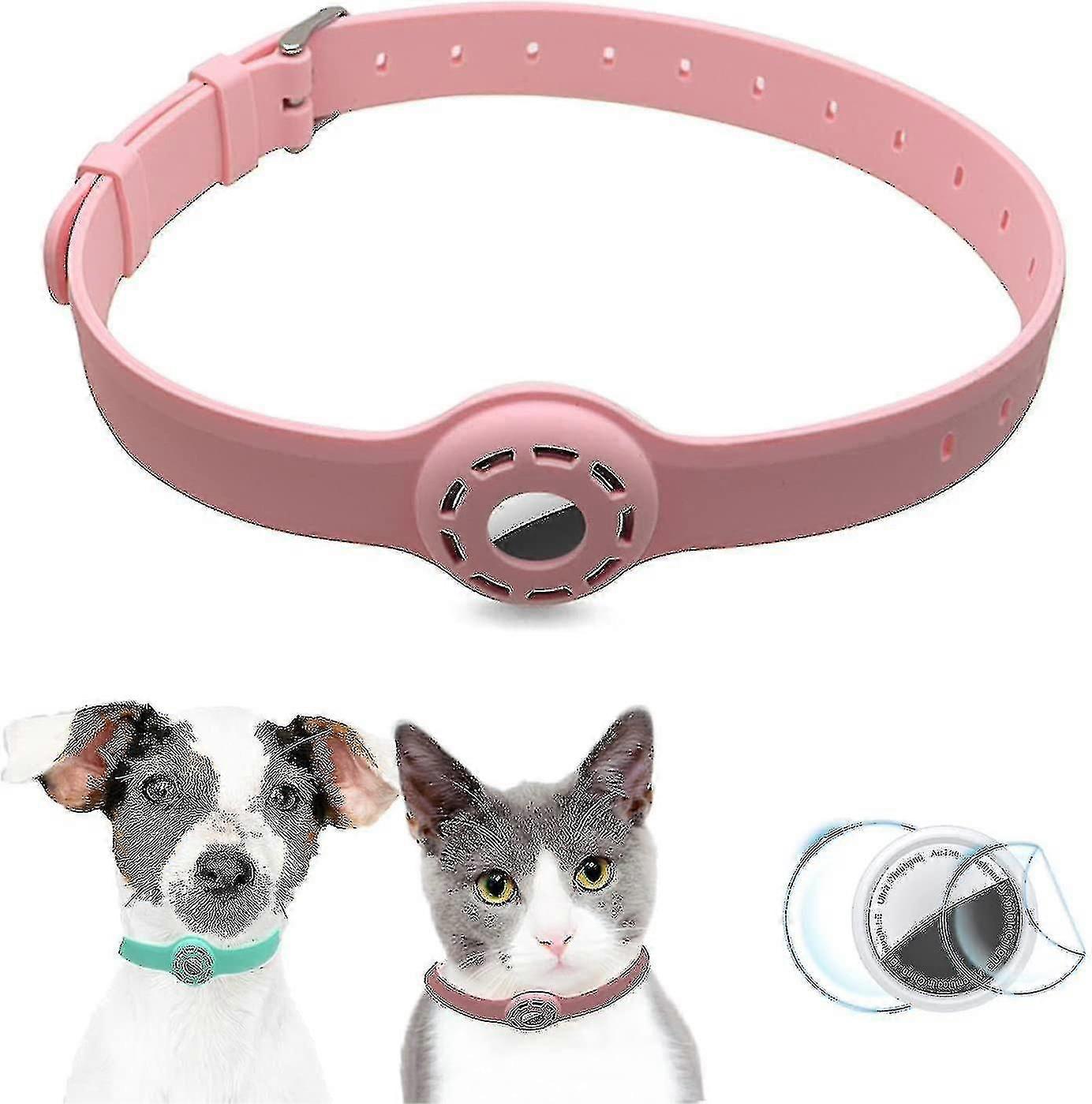 犬猫のための保護フィルムが付いているエアタグのシリコーン襟