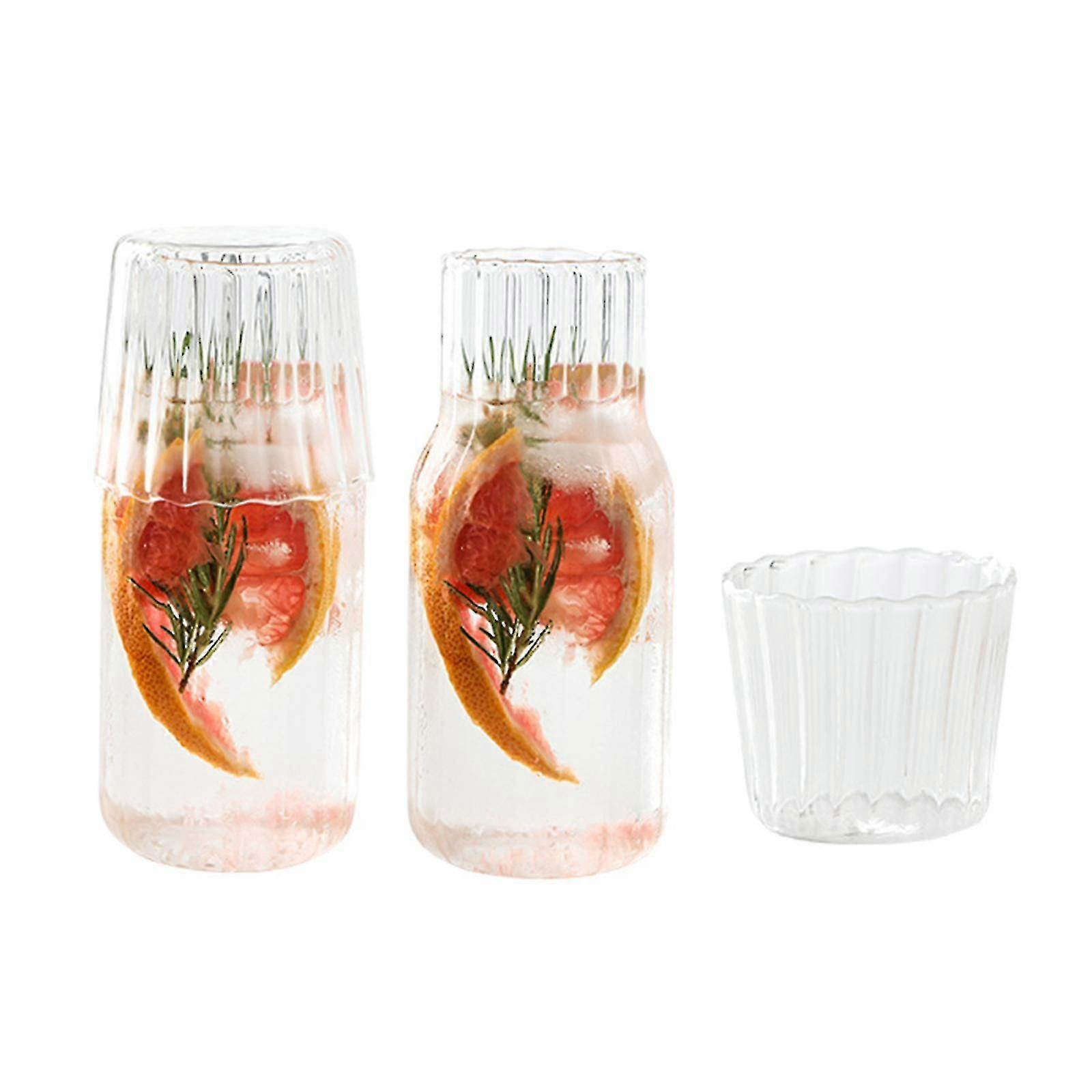 2pcs Glass Cup Creativity Kitchen Supplies Drinkware Cold Kettle